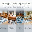 Verschiedene Räume mit dem Teppich Tokyo: Wohnzimmer, Küche, Kinderzimmer