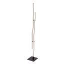 LED Stehleuchte "ONDA" h: 130cm, Stehleuchte, Metall und Kunststoff in Schwarz, integrierte LED, Beleuchtung für Wohnzimmer, Esszimmer oder Büro