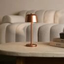 Anton Kupfer wiederaufladbare Tischlampe | Stilvolle und kabellose Beleuchtung