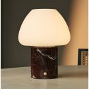 Ostade Red / Rosso Levanto - Einzigartige Marmorlampe mit 3 hellen Farben und Dimmfunktion
