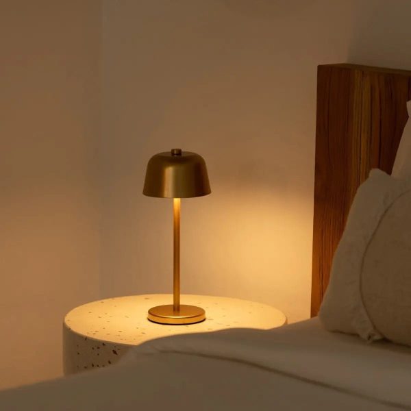 Anton Gold wiederaufladbare Tischlampe | Schlanke und kabellose Beleuchtung – Bild 11