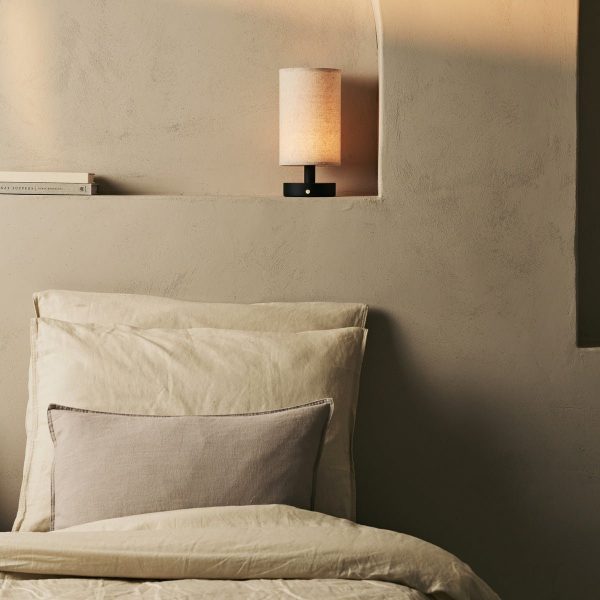 Ben Black Holztischlampe-wiederaufladbar, dimmbar, USB-C-Antrieb – Bild 3