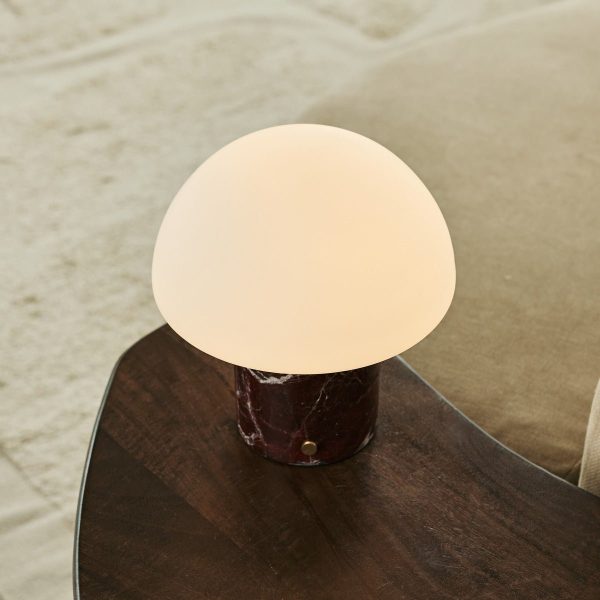 Maris Red / Rosso Levanto - Klassische Marmorlampe mit 3 hellen Farben und Dimmfunktion – Bild 4