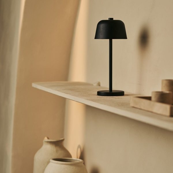 Anton Black wiederaufladbare Tischlampe | Stilvolle und kabellose Beleuchtung – Bild 5