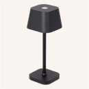 Ava Black wiederaufladbare Tischlampe | Schlanke kabellose Beleuchtungslösung