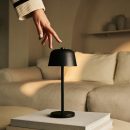 Anton Black wiederaufladbare Tischlampe | Stilvolle und kabellose Beleuchtung
