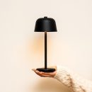 Anton Black wiederaufladbare Tischlampe | Stilvolle und kabellose Beleuchtung