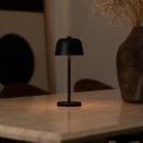 Anton Black wiederaufladbare Tischlampe | Stilvolle und kabellose Beleuchtung