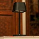 Ava Black wiederaufladbare Tischlampe | Schlanke kabellose Beleuchtungslösung