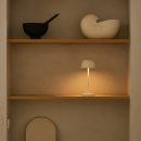 Anton Vanille wiederaufladbare Tischlampe | Stilvolle und schnurlose Beleuchtung