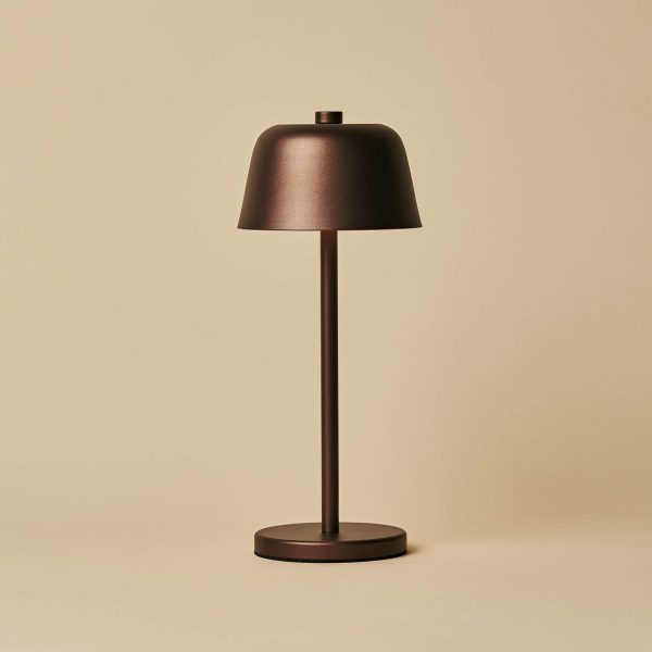 Anton Espresso Brown wiederaufladbare Tischlampe | Stilvolle und schnurlose Beleuchtung – Bild 10