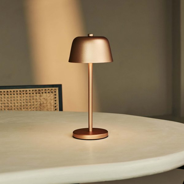 Anton Kupfer wiederaufladbare Tischlampe | Stilvolle und kabellose Beleuchtung – Bild 6