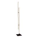 LED Stehleuchte "ONDA" h: 130cm, Stehleuchte, Metall und Kunststoff in Schwarz, integrierte LED, Beleuchtung für Wohnzimmer, Esszimmer oder Büro