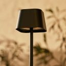 Ava Black wiederaufladbare Tischlampe | Schlanke kabellose Beleuchtungslösung