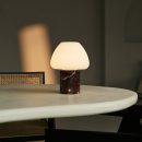 Ostade Red / Rosso Levanto - Einzigartige Marmorlampe mit 3 hellen Farben und Dimmfunktion