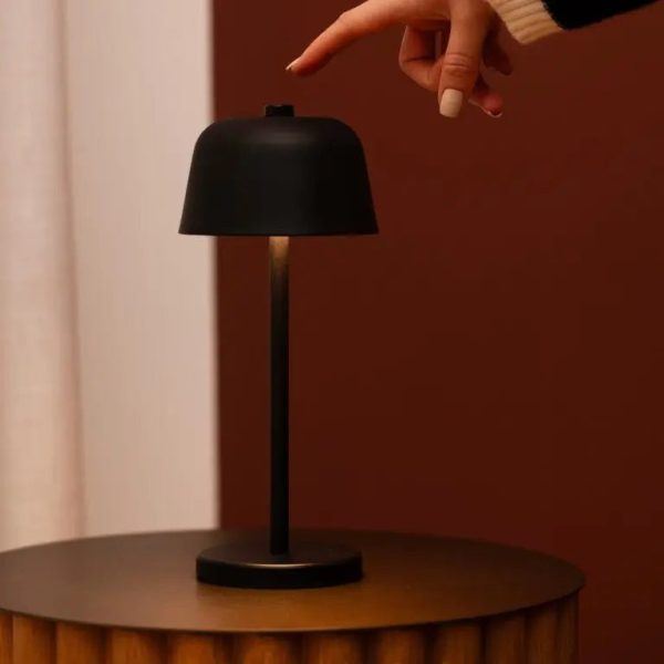 Anton Black wiederaufladbare Tischlampe | Stilvolle und kabellose Beleuchtung – Bild 7