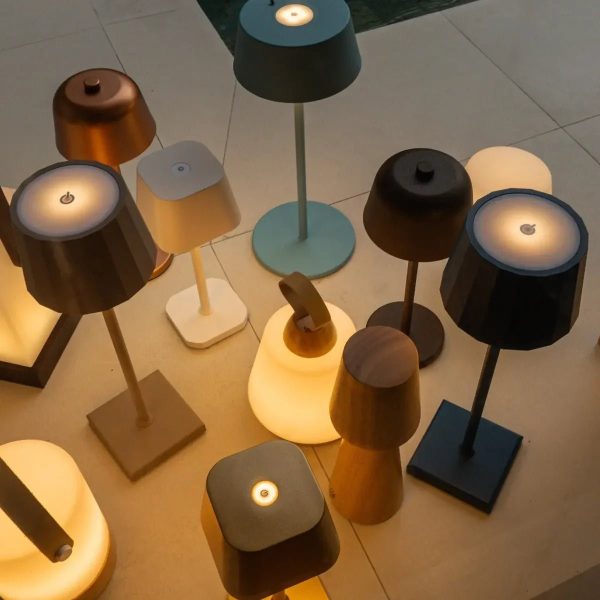 Avery hellbraun wiederaufladbarer Tischlampe-schnurlos, dimmbar und USB-C – Bild 15