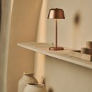 Anton Kupfer wiederaufladbare Tischlampe | Stilvolle und kabellose Beleuchtung