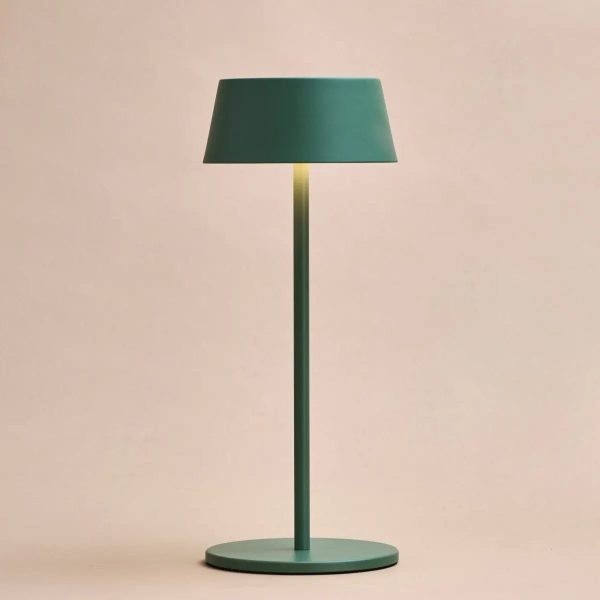 Hugo Sage Green Wiederaufladbare Tischlampe – Stilvoll, dimmbar und kabellos – Bild 6