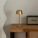 Anton Gold wiederaufladbare Tischlampe | Schlanke und kabellose Beleuchtung