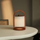 Flusskastanie Holz wiederaufladbare Lampe - dimmbares und schnurloses Licht