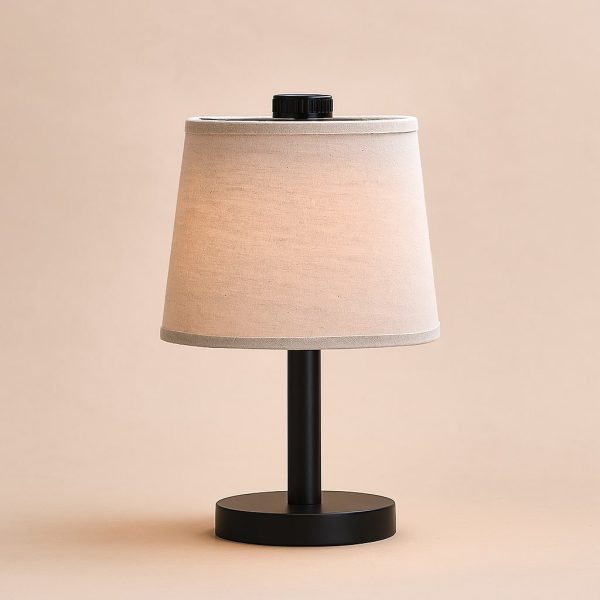 Rover Schwarze Holzlampe - wiederaufladbar, schnurlos und dimmbarer Schatten – Bild 6