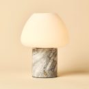 Ostade White / Bianco Statuarietto - Einzigartige Marmorlampe mit 3 hellen Farben und Dimmfunktion