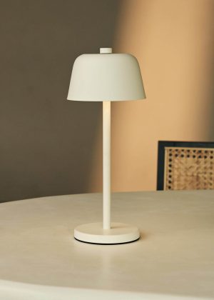 Anton Vanille wiederaufladbare Tischlampe | Stilvolle und schnurlose Beleuchtung