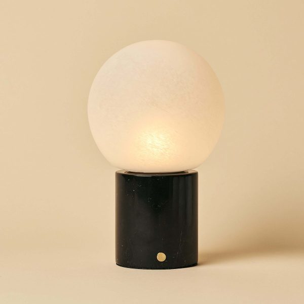 METSU Black / Nero Marquina - Klassische Marmorlampe mit 3 hellen Farben und Dimmfunktion