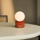 Morris Chestnut Brown Stylish wiederaufladbare Lampe-schnurlos, dimmbar, umweltfreundliches Design
