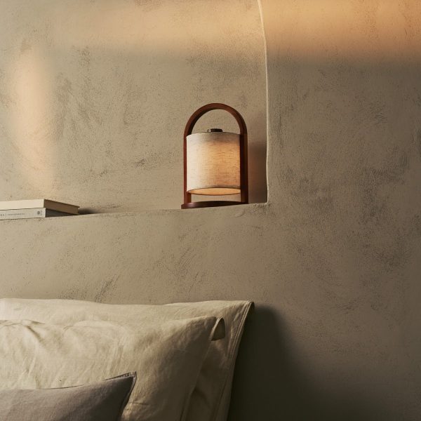 Flusskastanie Holz wiederaufladbare Lampe - dimmbares und schnurloses Licht – Bild 12