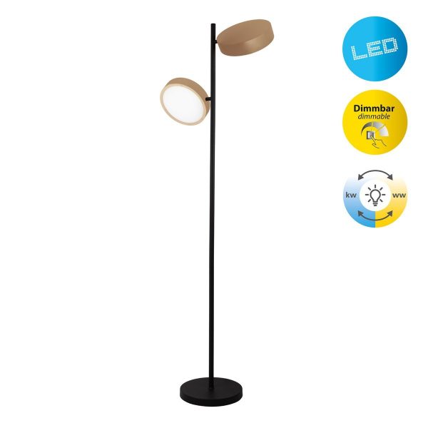 LED Stehleuchte "TESSA" almond – Bild 2