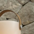 Avery hellbraun wiederaufladbarer Tischlampe-schnurlos, dimmbar und USB-C