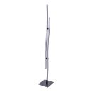 LED Stehleuchte "ONDA" h: 130cm, Stehleuchte, Metall und Kunststoff in Schwarz, integrierte LED, Beleuchtung für Wohnzimmer, Esszimmer oder Büro