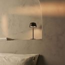 Anton Espresso Brown wiederaufladbare Tischlampe | Stilvolle und schnurlose Beleuchtung