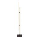 LED Stehleuchte "ONDA" h: 130cm, Stehleuchte, Metall und Kunststoff in Schwarz, integrierte LED, Beleuchtung für Wohnzimmer, Esszimmer oder Büro