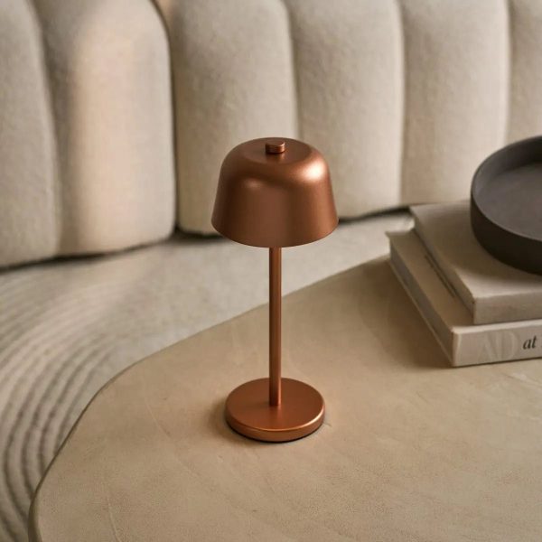 Anton Kupfer wiederaufladbare Tischlampe | Stilvolle und kabellose Beleuchtung – Bild 16