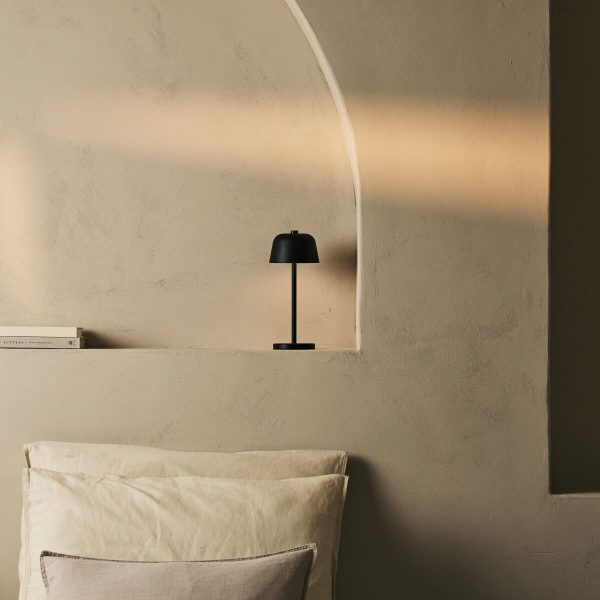 Anton Black wiederaufladbare Tischlampe | Stilvolle und kabellose Beleuchtung – Bild 6
