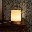 Avery hellbraun wiederaufladbarer Tischlampe-schnurlos, dimmbar und USB-C