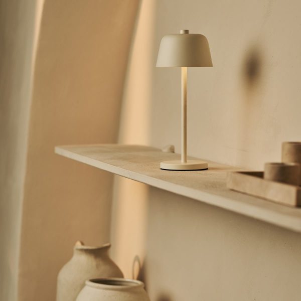 Anton Vanille wiederaufladbare Tischlampe | Stilvolle und schnurlose Beleuchtung – Bild 9