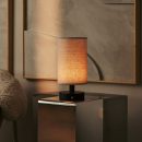 Ben Black Holztischlampe-wiederaufladbar, dimmbar, USB-C-Antrieb