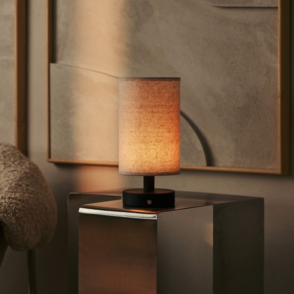 Ben Black Holztischlampe-wiederaufladbar, dimmbar, USB-C-Antrieb – Bild 8