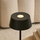 Hugo Midnight Black Wiederaufladbare Tischlampe – dimmbar, stilvoll und kabellos
