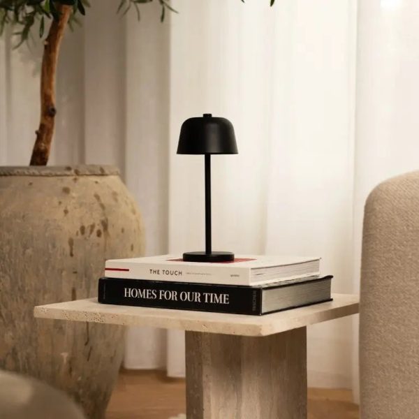Anton Black wiederaufladbare Tischlampe | Stilvolle und kabellose Beleuchtung – Bild 9
