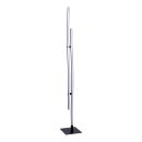 LED Stehleuchte "ONDA" h: 130cm, Stehleuchte, Metall und Kunststoff in Schwarz, integrierte LED, Beleuchtung für Wohnzimmer, Esszimmer oder Büro