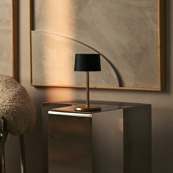 David Black & Gold wiederaufladbare Tischlampe 2 in 1 mit einstellbarer Höhe - dimmbar und kabellos mit 120 Stunden Akku – Bild 7