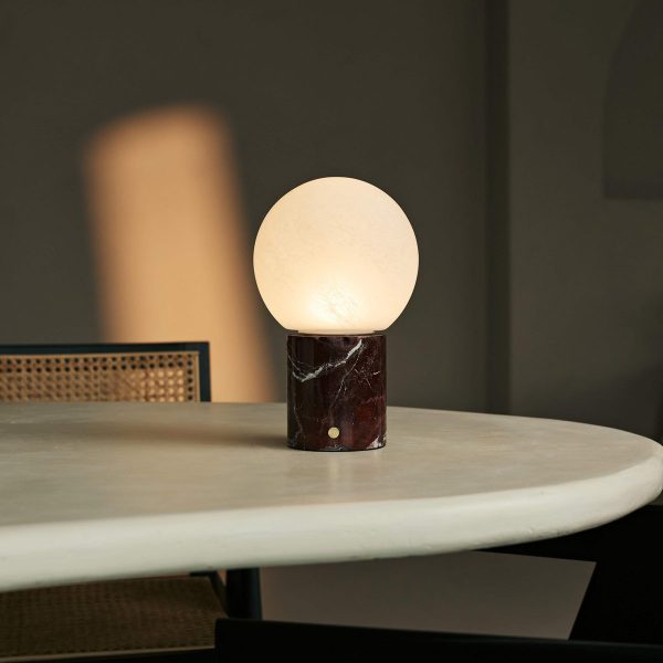 Metsu Red/ Rosso Levanto - Klassische Marmorlampe mit 3 hellen Farben und Dimmfunktion – Bild 4