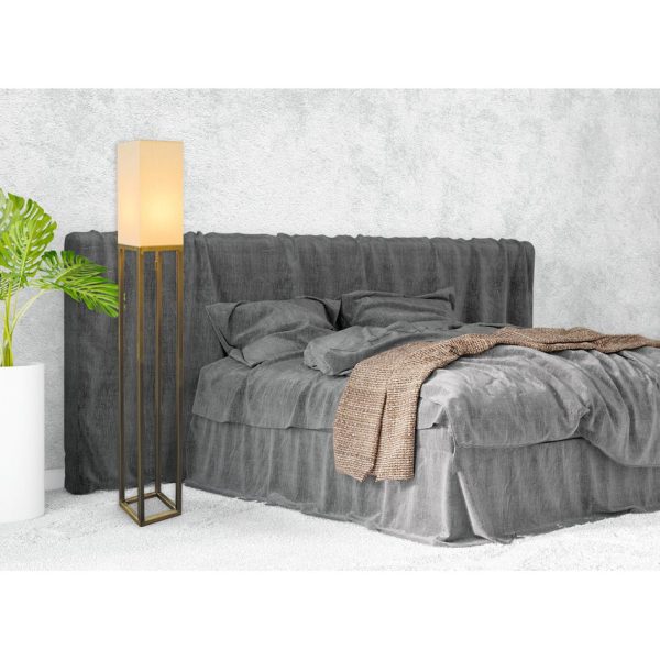 Stehleuchte h: 150cm beige "ALFA" – Bild 5