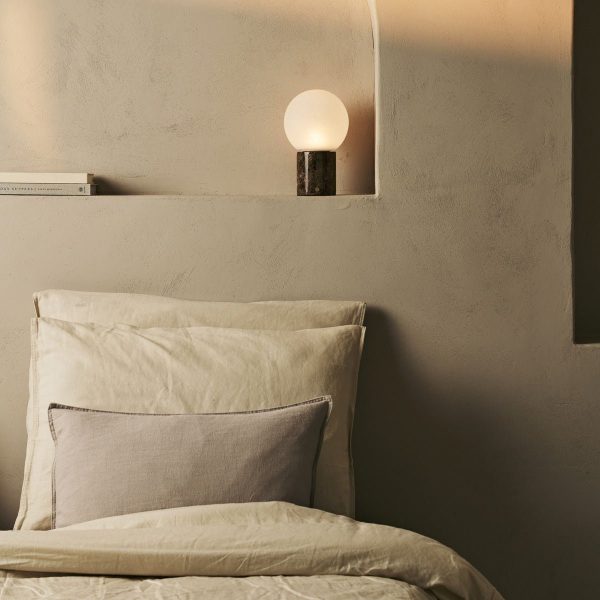 METSU BROWN / EMEPERADOR DARK - Klassische Marmorlampe mit 3 hellen Farben und Dimmfunktion – Bild 3