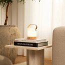 Avery hellbraun wiederaufladbarer Tischlampe-schnurlos, dimmbar und USB-C